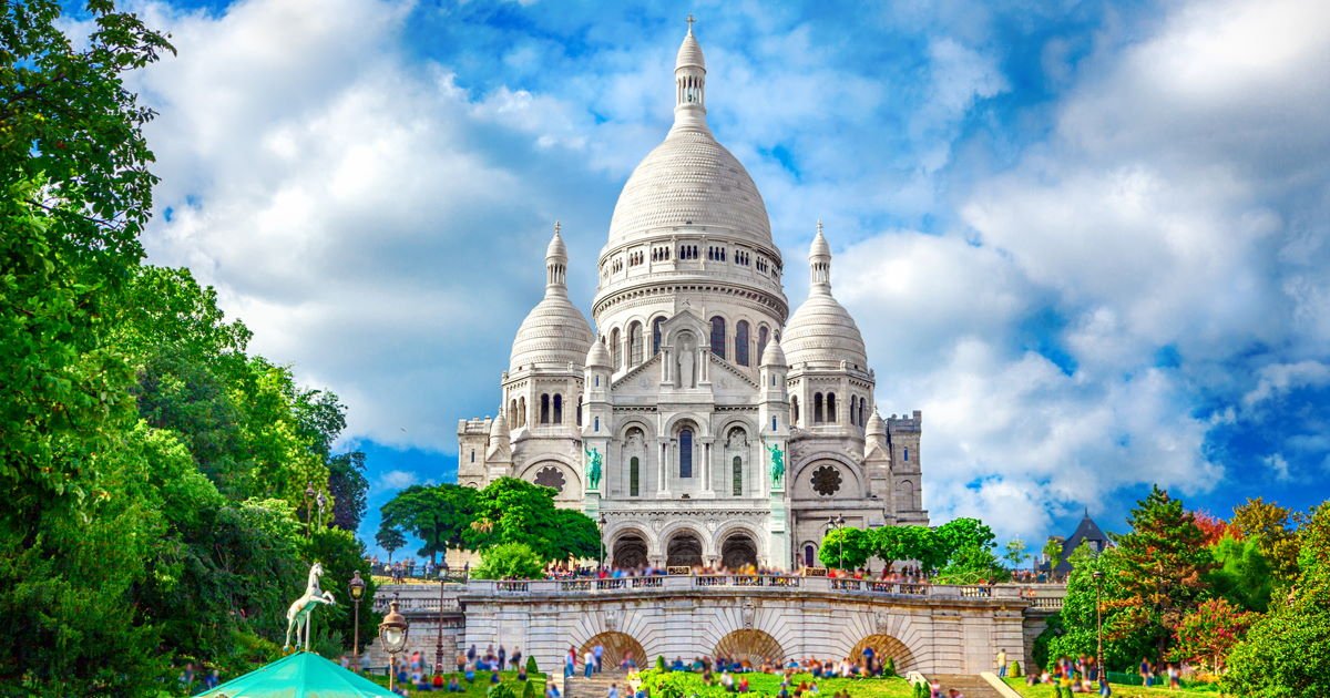 Montmartre in Paris in France