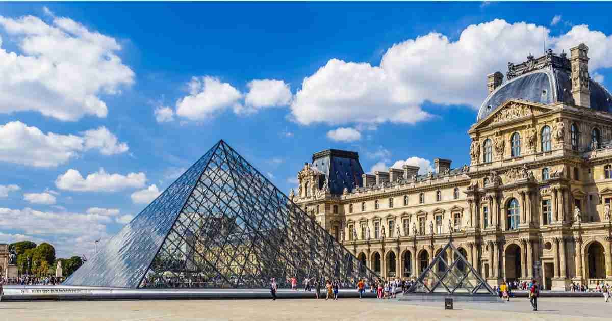 Louvre Museum in Paris in France (Editorial)