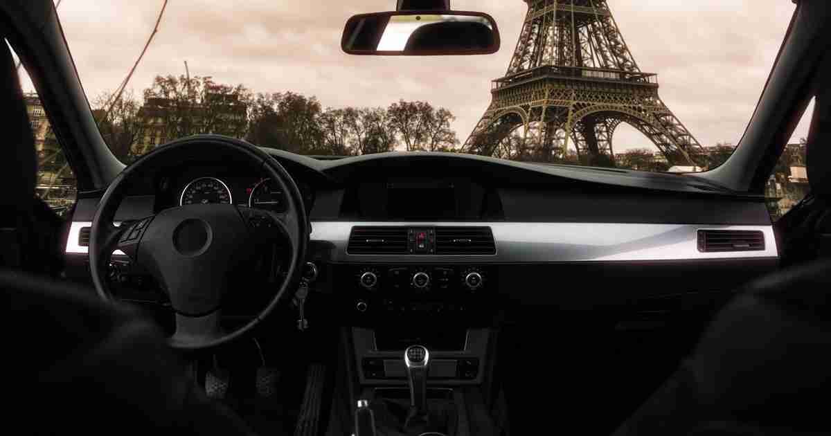 car in Paris in France